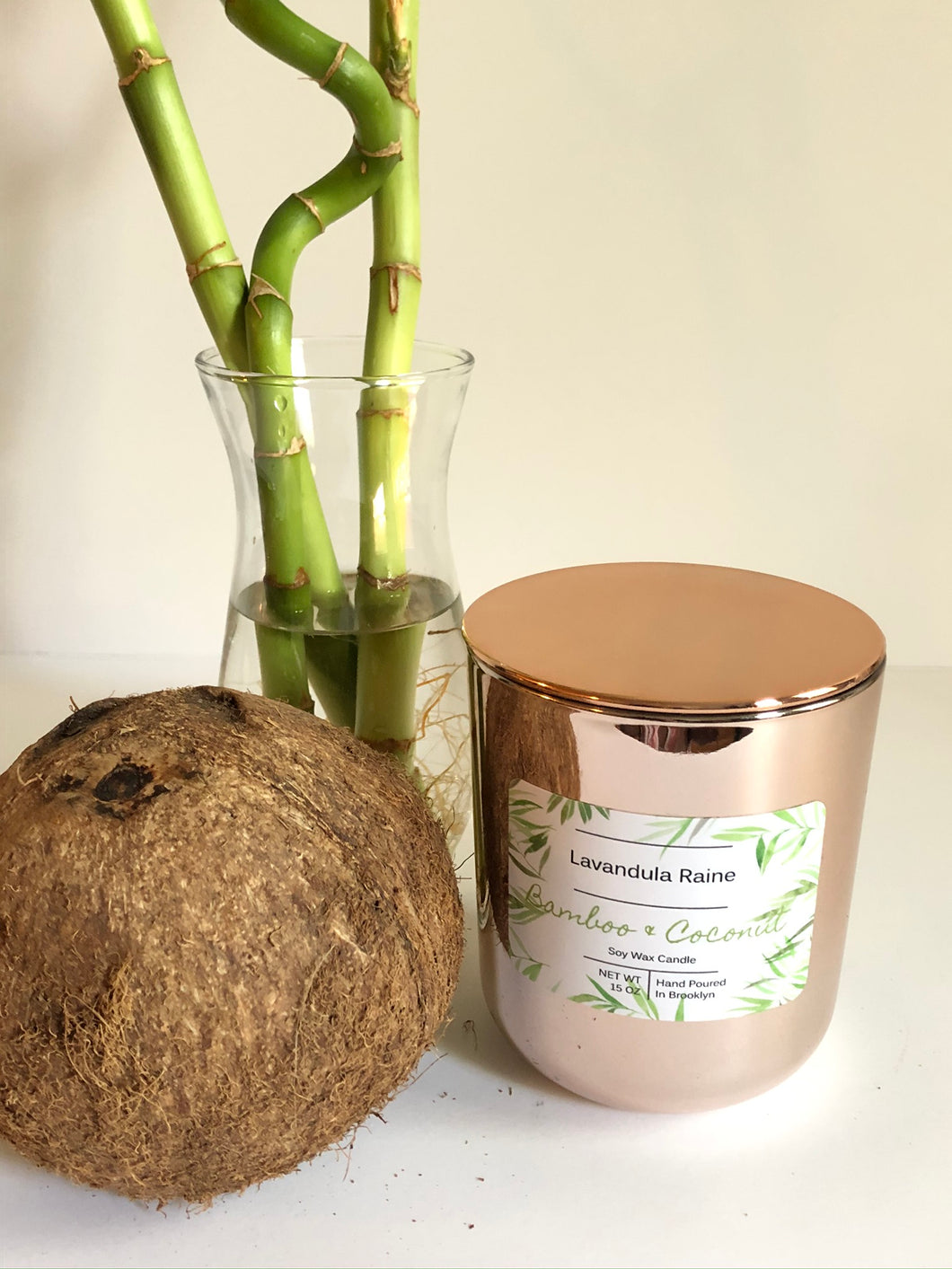 Bamboo & Coconut Soy Wax Candle