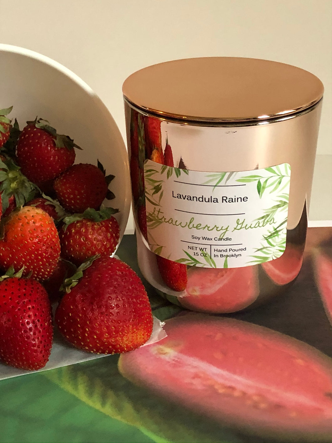 Strawberry Guava Soy Wax Candle