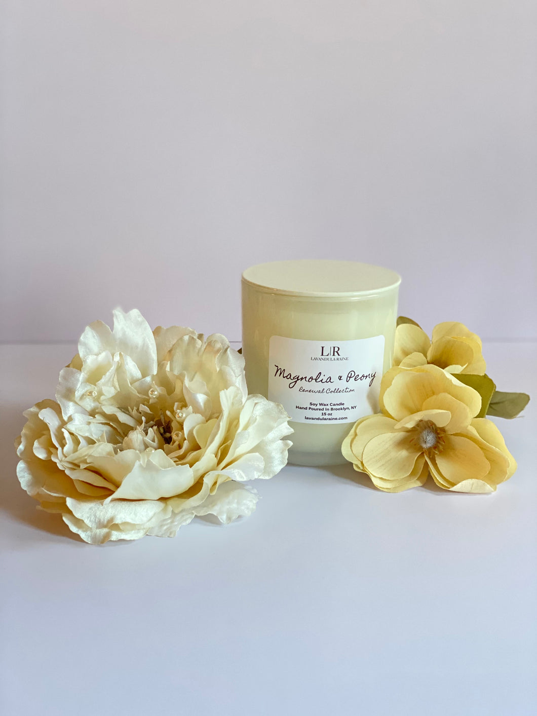 Magnolia & Peony Soy Wax Candle