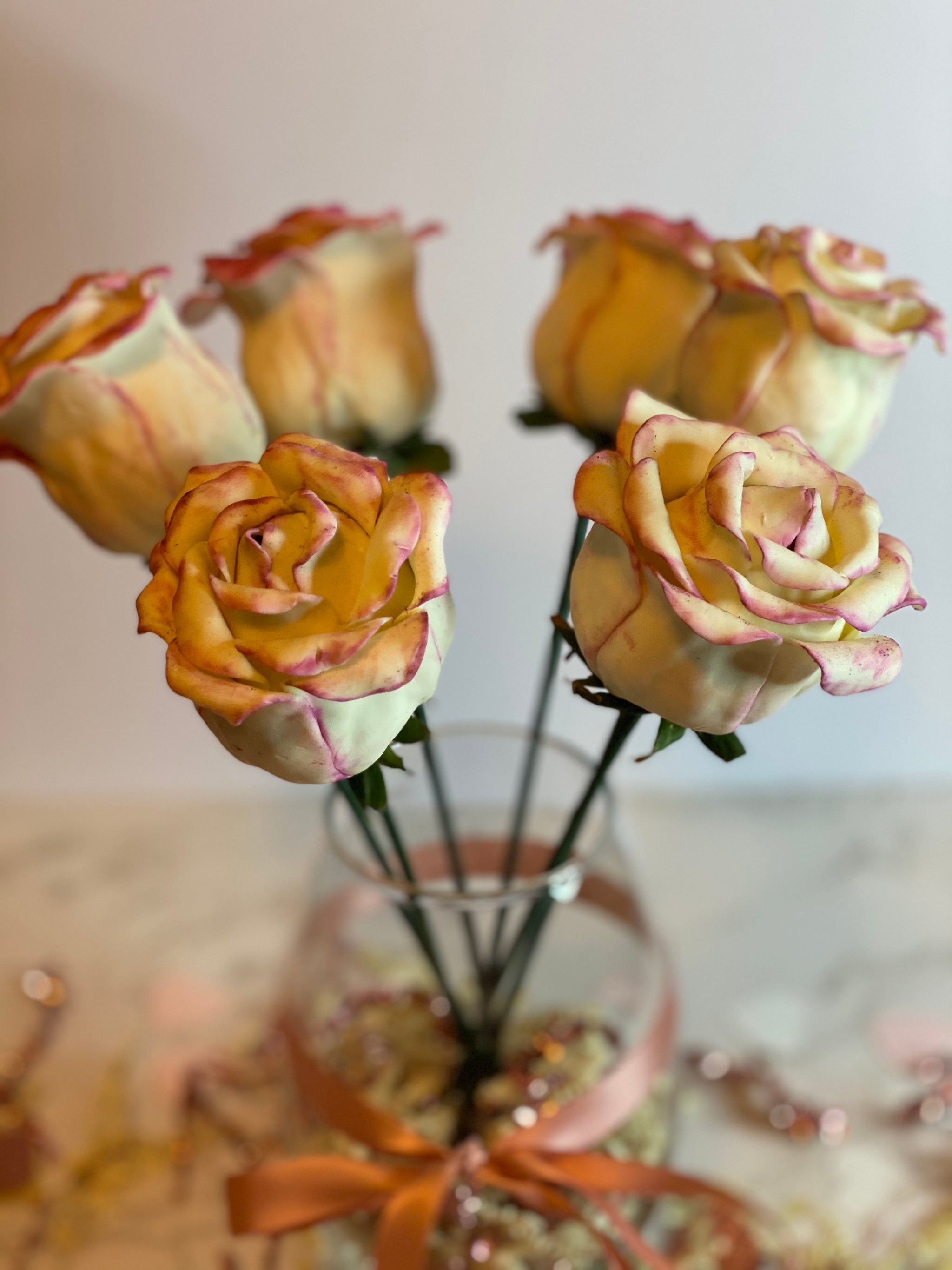 Chocolate Covered Strawberry Rose Bouquet – Lavandula Raine