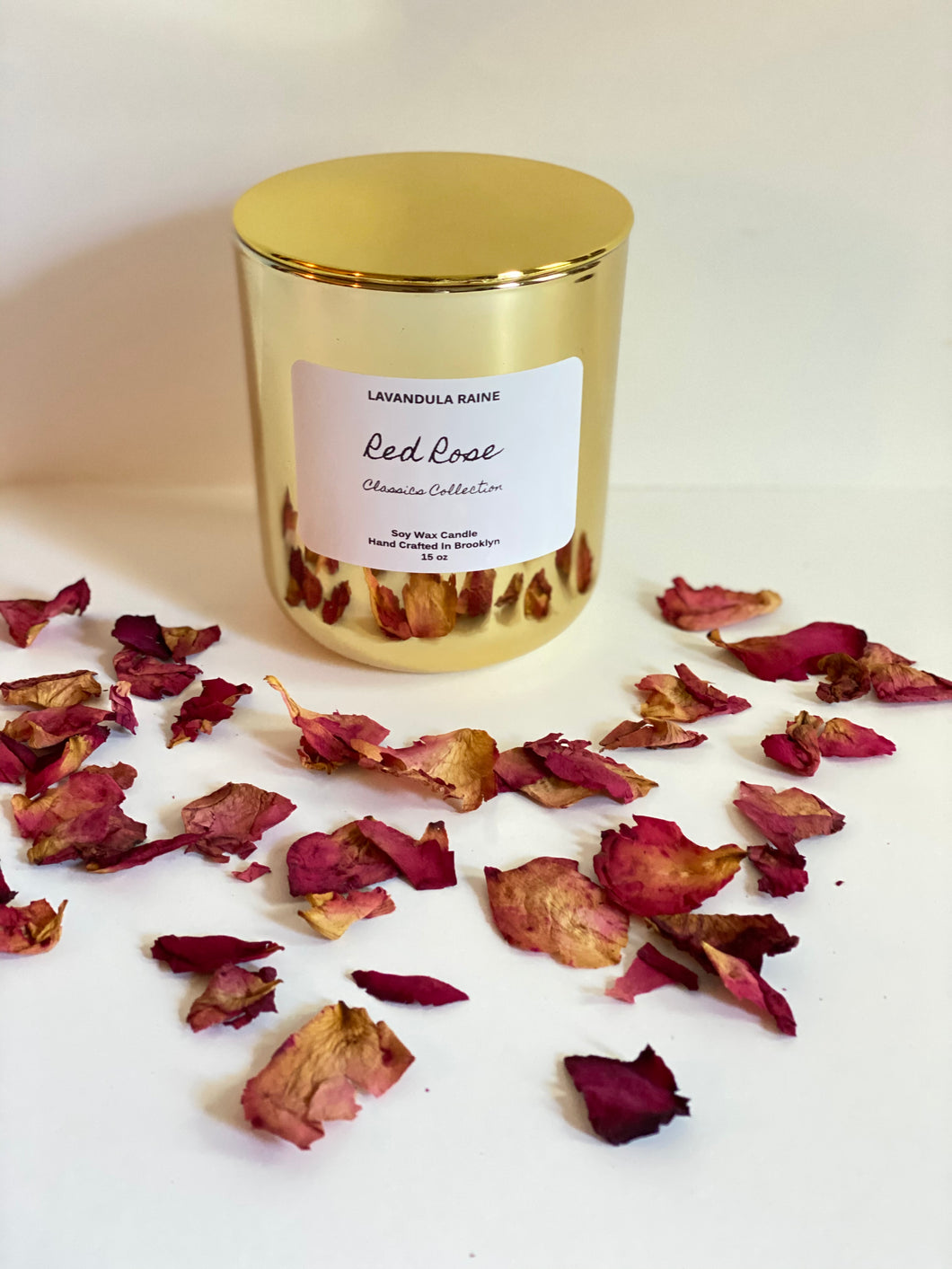 Red Rose Soy Wax Candle